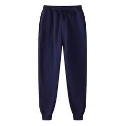 Jogginghose Herren – Baumwolle Sporthose mit Reißverschlusstaschen Lang, Freizeithose Trainingshose, Sport Hosen Männer, Sweatpants Jogger, Laufhose Baumwoll Sporthose Funktionshose Trainingshose von pvucpot