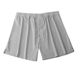 pvucpot Herren Schlafanzughose Kurz Pyjamahose Schlafshorts Freizeithose Sommer Nachtwäsche Schlafhose Weich Shorts Sleephose Für Männer Shorty Schlafanzugshorts Seitentaschen Mit Taschen Pyjamahose von pvucpot