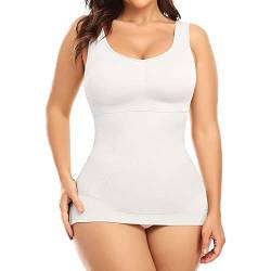 pvucpot Unterhemden Damen Bauchweg Hemd Formende Oberteile Nahtlose Tank Tops Shapewear Damen Top Figurformende Hemd Shaping Unterwäsche Bauch Weg Body Shaper Yoga von pvucpot