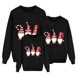 pvucpot Weihnachten Pullover Set Partnerlook Pärchen Weihnachtspullover Familie Set Gestrickte Pullover Strickpullover Winterpullover Weihnachtspullis Sweatshirt Kinder Damen Herren Damen von pvucpot