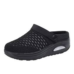 Orthopädische Schuhe Damen Air Cushion Slip On Sneakers Sandalen mit Fussbett Hausschuhe Walking Diabetic Shoes Turnschuhe Freizeit Mesh Atmungsaktiv Sportschuhe Schlupfschuhe Frauen von pxjsdwe