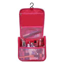 Make-up-Tasche – Reise-Organizer-Tasche für Damen, tragbarer Make-up-Organizer mit großer Kapazität für Hautpflege, Toilettenartikel, Damen, Mädchen Qiyifang, hot pink, 1 von qiyifang