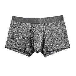 qudang Herren Elefanten Boxershorts Sport Hipster Sexy Unterwäsche Männer Men Slips Bequeme Schlüpfer Stretch Erotik Unterhosen Sportunterwäsche Thong Strings Tangas （Schwarz, XL von qudang