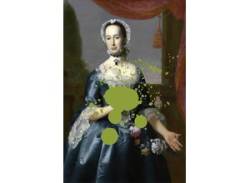Acrylglasbild QUEENCE "Frau" Bilder Gr. B/H/T: 60 cm x 90 cm x 2,4 cm, grün Acrylglasbilder von queence