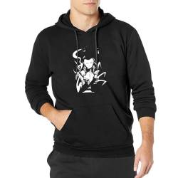 questo Shikamaru Black Hoody with Kangaroo Pocket Sweatershirt, Hoodie L von questo