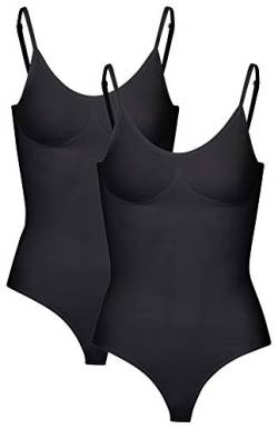 r-dessous 1-3 Stück Damen String Body Shapewear figurformend Nahtlose Unterwäsche Groesse: L/XL von r-dessous