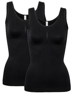 r-dessous 1 bis 3 Stück Damen Hemdchen Shapewear figurformend Unterhemd Top Groesse: L/XL von r-dessous