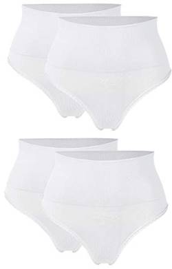 r-dessous 1 bis 4 St. Damen String Tanga figurformend Bauch Weg Mieder Slip Hose Shapewear Groesse: XXL/XXXL von r-dessous