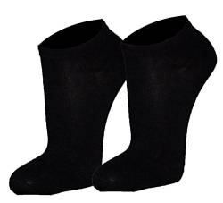 r-dessous 10 bis 30 Paar Damen Herren Sneaker Socken Sportsocken Füßlinge Kurzsocken schwarz weiss Baumwolle Groesse: 36-42 von r-dessous