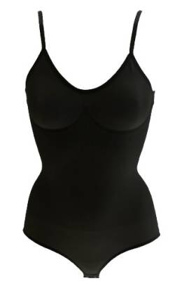 r-dessous Bauchweg Formbody Shapewear Mieder Body nahtlos Microfaser Unterwäsche schwarz Groesse: L/XL von r-dessous