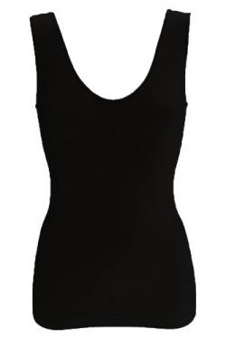 r-dessous Damen Shapewear Hemdchen figurformend Hemd Unterhemd Slim Unterwäsche Top Formhemd Mieder schwarz Groesse: L/XL von r-dessous