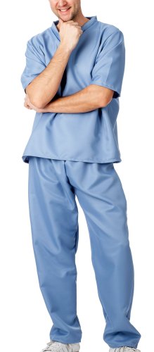 r-dessous Unisex Kostüm Krankenpfleger -Schwester Doktor Arzt Chirurg OP-Kittel Karneval Fasching Halloween Groesse: L/XL von r-dessous