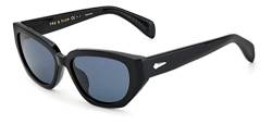 Rag&Bone Unisex Rnb1055/s Sunglasses, 807/IR Black, 54 von rag & bone