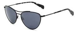 Rag&Bone Unisex Rnb1065/g/s Sunglasses, 807/IR Black, 56 von rag & bone