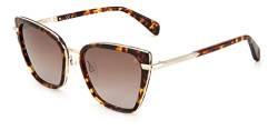 rag & bone Damen Rnb1057/G/S Sonnenbrille, Havana, 54 von rag & bone