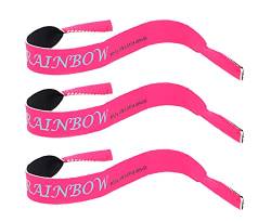 rainbow safety 3 Neopren Schwimmfähig Brillenband Sport Brillenkordel Wassersport Segeln Angeln-Sportband 3NEO-PINK von rainbow safety