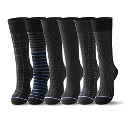 raku. Socken Herren 43-46, sneaker herrensocken 6 Paar Classic Atmungsaktive Baumwolle Komfortbund für Business Freizeit Arbeitssocken Anzug-Geschenkpack(Schwarz,43-46) von raku.