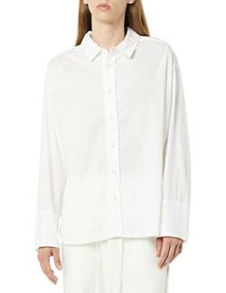 rare/self Hemd für alle Geschlechter, Freiliegende Nähte Knopfleiste Baumwolle, Weiß, Größe 1 von rare/self