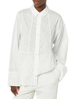 rare/self Hemd für alle Geschlechter, Zusammengesetzt Knopfleiste Baumwolle, Weiß, Größe 8 von rare/self