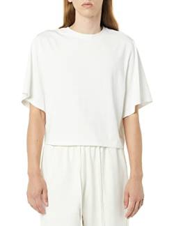 rare/self T-Shirt für alle Geschlechter, Boxy-Schnitt Rundhalsausschnitt Jersey, Weiß, Größe 2 von rare/self