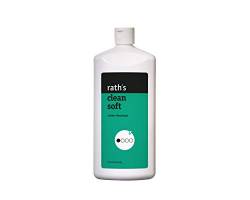 rath's clean soft - 1-Liter - mildes Waschgel für hautschonendes Händewaschen und zum Duschen - ideal für häufiges Händewaschen durch hohe Rückfettung von rath's