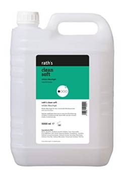 rath's clean soft - 5-Liter - mildes Waschgel für hautschonendes Händewaschen und zum Duschen - ideal für häufiges Händewaschen durch hohe Rückfettung von rath's
