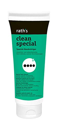 rath's clean special - 250 ml-Tube - Spezial-Handreiniger/Handwaschpaste zum Entfernen von stark haftenden und extremen Verschmutzungen von rath's