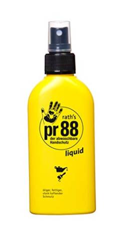 rath's pr88 liquid - 150 ml-Hautschutzfluid - erleichtert die Hautreinigung bei öligen, fettigen und stark haftenden Verschmutzungen von rath's