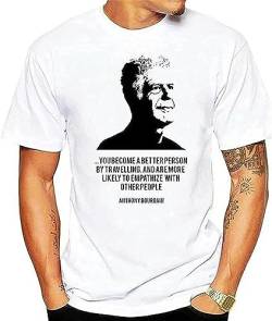 Anthony Bourdain T Shirt Men White White T-Shirts & Hemden(XX-Large) von recognize