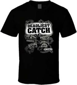 Deadliest Catch Logo TV Series Black T Shirt T-Shirts & Hemden(Medium) von recognize