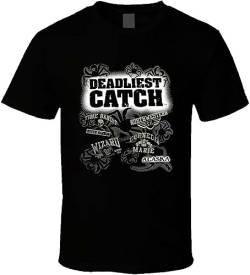 Deadliest Catch Logo TV Series Black T Shirt T-Shirts & Hemden(XX-Large) von recognize