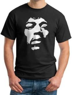 Jimi Hendrix T-Shirt Hendrix Experience - Guitar Legend Rock Hero - Mens TeeBlack T-Shirts & Hemden(Large) von recognize