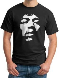 Jimi Hendrix T-Shirt Hendrix Experience - Guitar Legend Rock Hero - Mens TeeBlack T-Shirts & Hemden(XX-Large) von recognize