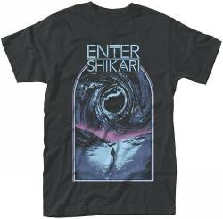 Men's Enter Shikari Sky Break T-Shirt Fashion T-Shirt Balck T-Shirts & Hemden(Large) von recognize