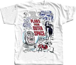 Plan 9 from Outer Space V2, Movie Poster, T-Shirt(White,Yellow) T-Shirts & Hemden(Large) von recognize