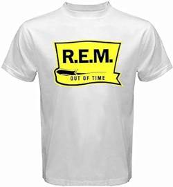 Rem R.E.M. Out of Time Alternative Men's White T-Shirt SizeWhite T-Shirts & Hemden(XX-Large) von recognize
