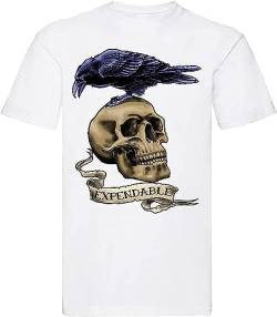 Skull Expendable t-Shirt T-Shirts & Hemden(Large) von recognize