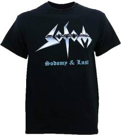 recognize Sodom Sodomy and Lust Men T-ShirtNavy T-Shirts & Hemden(Medium) von recognize