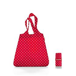 Reisenthel Mini Maxi Shopper Einkaufstasche Beutel 15L, mixed dots chilli red von reisenthel