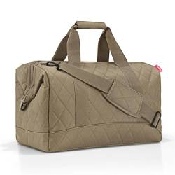 reisenthel Allrounder L - Vielfältige Doktortasche zum Reisen, für die Arbeit oder Freizeit - Mit funktional-stylischem Design, Farbe:Rhombus Olive von reisenthel