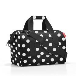 reisenthel Allrounder M dots White - Vielfältige Doktortasche zum Reisen, für die Arbeit oder Freizeit von reisenthel