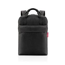 reisenthel allday backpack M - vielseitiger Rucksack für Alltag, Reisen, Einkaufen oder Arbeit - wasserabweisend, Handgepäck zugelassen, Farbe:schwarz von reisenthel