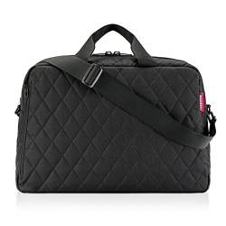 reisenthel duffelbag M Rhombus Black - stylische vielseitige Reisetasche - Handgepäckgröße, Farbe:Rhombus Black von reisenthel