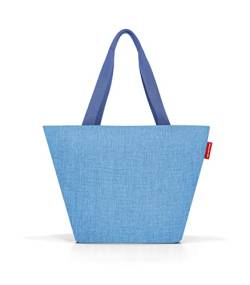 reisenthel shopper Geräumige Shopping Bag und edle Handtasche in einem Aus wasserabweisendem Material, Couleur:twist azure von reisenthel