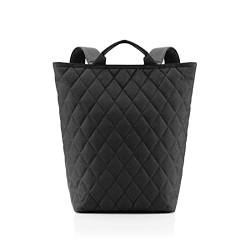 reisenthel shopper-backpack rhombus black - urbaner und stylischer Rucksack, Laptopfach, modernes Design, Farbe:rhombus black von reisenthel