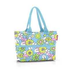 reisenthel shopper e1 - Großraumtasche aus hochwertigem Polyestergewebe, Farbe:florist lagoon von reisenthel
