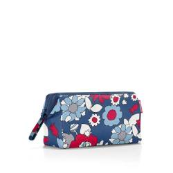 reisenthel travelcosmetic - starke robuste und praktische Reisekosmetiktasche, Handschlaufe, wasserabweisendes Material, Couleur:florist indigo von reisenthel