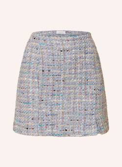 Rich&Royal Tweed-Rock Mit Pailletten Und Glitzergarn blau von rich&royal