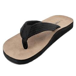 riemot Flip Flops Herren Orthopädische Zehentrenner Weich Badelatschen Sommer Strand Sandalen Outdoor Pantoffeln gr.42 von riemot