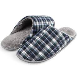 riemot Hausschuhe Herren Damen Warme Plüsch Pantoffeln Winter Memory Foam Rutschfeste Kuschelige Flauschige Slipper für Indoor & Outdoor von riemot